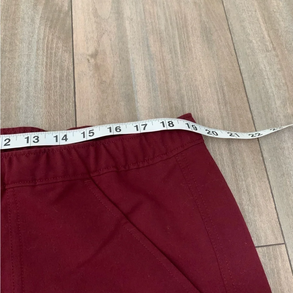 FIGS Mens Cairo cargo straight leg scrub pant burgundy red size XL tall